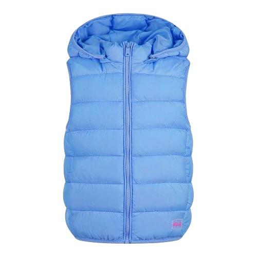 Minoti Girls Quilted Detachable Hood Gilet