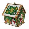 Rhinestone Christmas  Painting Kit Wooden House 3D House Ornament  Holiday Gift