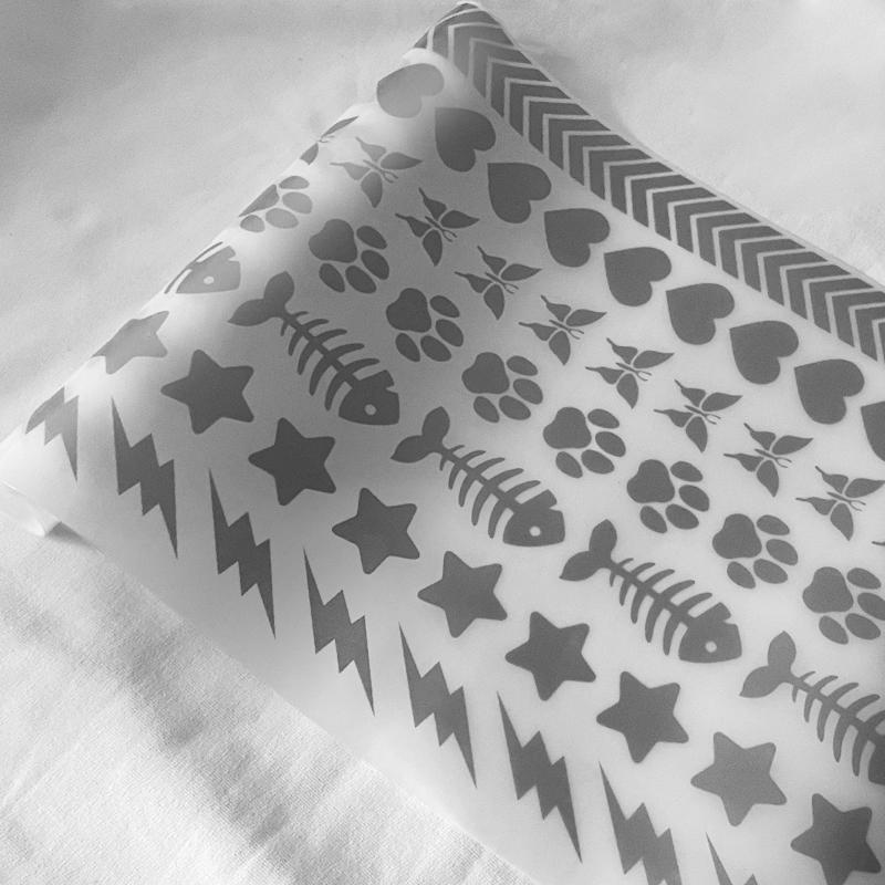 3X100 см теплопередающие термонаклейки, светоотражающая лента для домашних животных, виниловая пленка, серебряная, гладильная, светоотражающая, сделай сам, швейные поделки