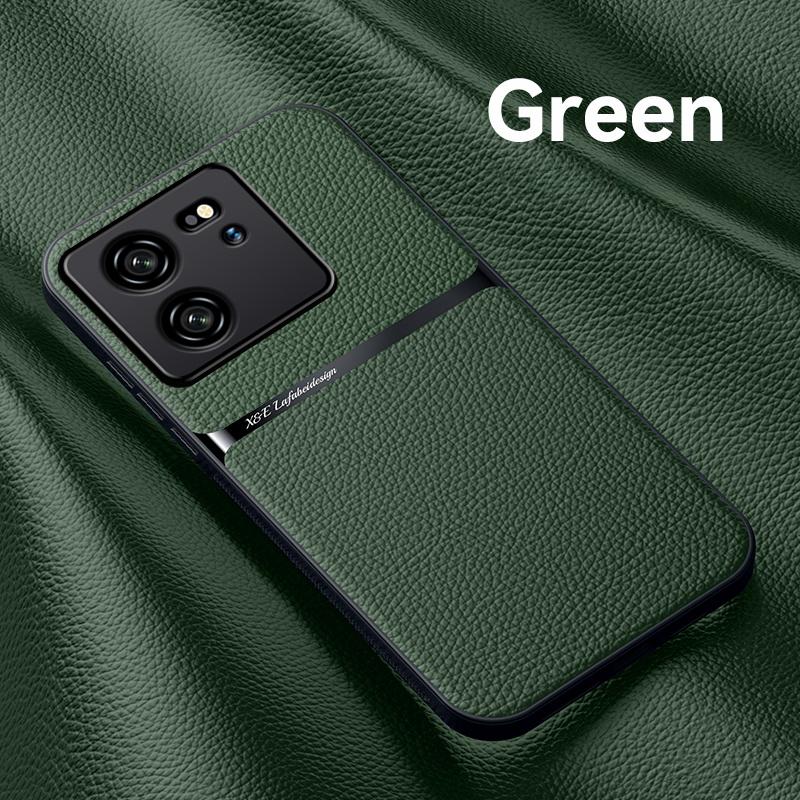 Для Xiaomi 13T Pro чехол магнитный автомобильный держатель-подставка противоударные чехлы для телефонов для Xiomi Xiaomy Mi13T Mi 13T 13 T Pro кожаная задняя крышка