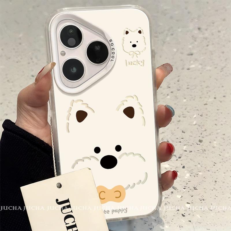 Применимо к чехлу для мобильного телефона Huawei pura80pro новый HUAWEI креативный p70ultra мультяшная линия Вест-Хайленд