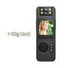HD Portable Body Camera with 180 Degrees Rotatable Lens, WiFi Connectivity Audio Video Record & LED Light for Outdoor Trip