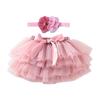 Unique Baby Girls Tutu Skirt Bowknot Design Stretchy Elastic Waist