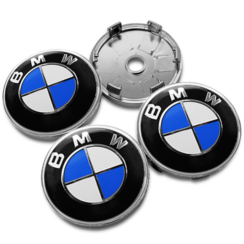 4Pc 56mm+60mm Car Logo Wheel Center Cap Emblem For BMW M Performance E46 E90 E60 F10 E39 F30 E36 F20 E87 E90 E70 Hub Cover Badge