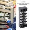 TB‑1505L Terminal Block 5 Positions 600V 15A Dual Row Screw Terminals Strip for Distribution Boxes Distribution Cabinets