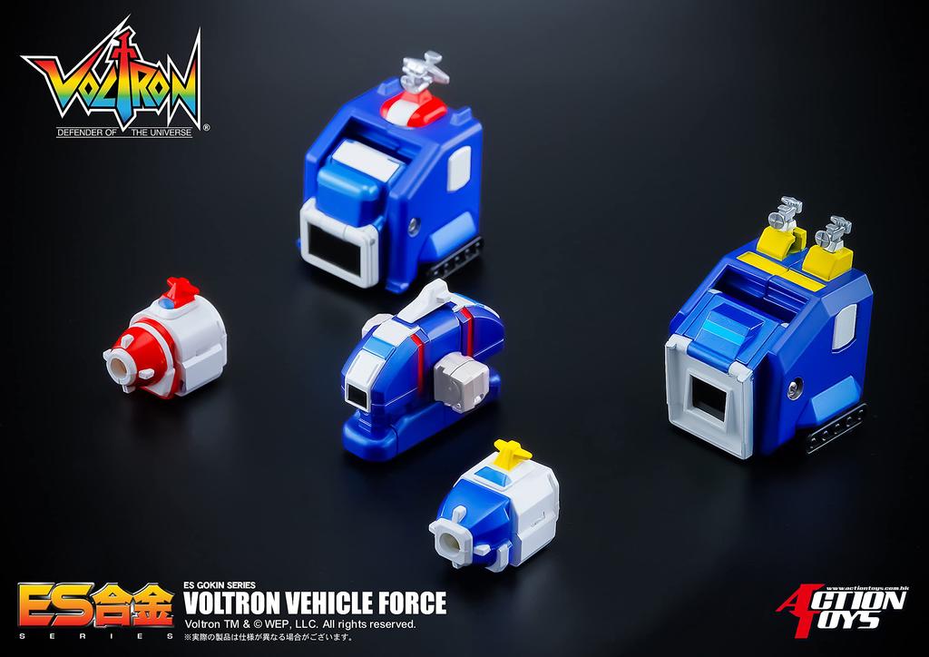 Art Storm Action Toys ES Alloy Voltron Vehicle Force Высота приблизительно 160 мм Литая окрашенная подвижная фигурка