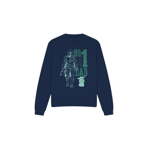 Star Wars: The Mandalorian Унисекс Взрослый Нет. 1 Папа Мандо Толстовка