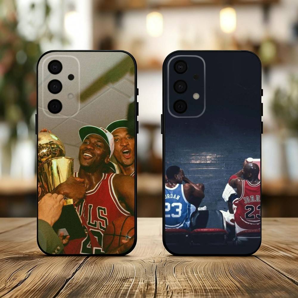 Чехол для телефона M-Michael J-Jordan-N для Samsung Galaxy A73, A72, A71, A70, A53, A52, A51, Другие Мягкий Черный Корпус