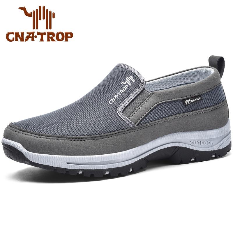 Fashion 2024 New Men's Casual Classic Loafers Anti-slip Soft Sole Comfortable Men's Leather Sneakers Non-slip Retro Driving Shoes