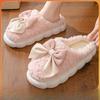 Туфли-бантики, Новые хлопковые туфли, Домашние теплые хлопковые тапочки