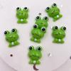 Resin Kawaii Colorful 3D Green Frog Flatback Cabochon Stone 30PCS Scrapbook DIY Decor Home Figurine Crafts