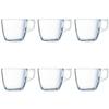 Кофейные чашки - Luminarc - Набор из 6 шт. - Прозрачный - 22 кл - Подходит для мытья в посудомоечной машине