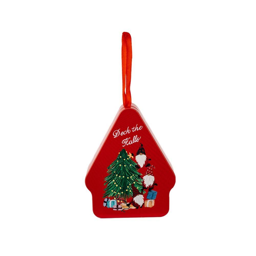 Cartoon Pattern Christmas Printing Tinplate Box Decorative Christmas Tinplate Gifts Boxes  Holiday