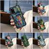Graffiti Anti-knock Phone Case For Oukitel C21 Waterproof Anti-dust Back Cover Cute Soft Case Cover TPU Card Slot