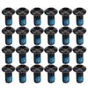24 шт. Винты для дисковых тормозов велосипеда ZTTO T25 Разноцветные болты M5x10 мм 0,4 дюйма Сталь Износостойкость