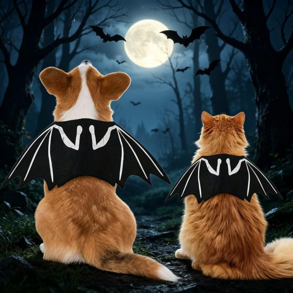 Role-playing Prop Halloween Pet Bat Wings Halloween Costume Festival Dress Up Pet Supplies