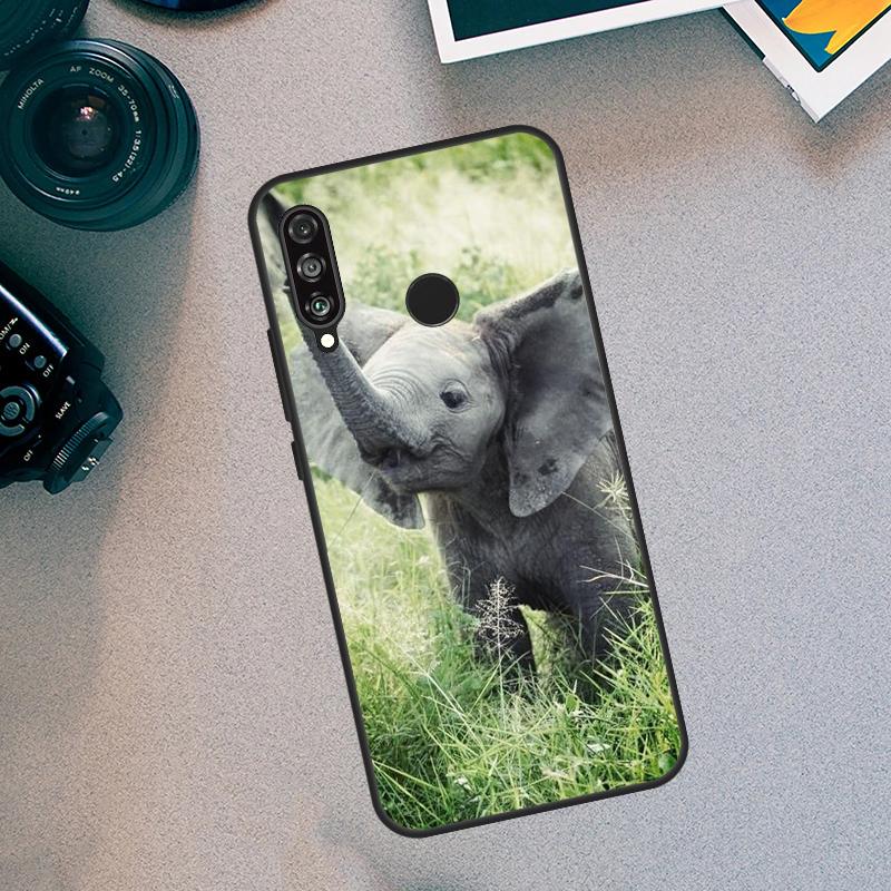 African Elephant Silhouette For Huawei Nova 7i 8i 11i 12i 9 10 SE 11 Pro Y60 Y70 Y90 Y61 Y91 Y72 Y73 P40 P30 Lite Case