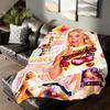Плед ZARA LARSSON Midnight Sun для дивана, офиса, кровати, самолета, путешествий, сна, чтения, отдыха, кемпинга. Мягкий и теплый.