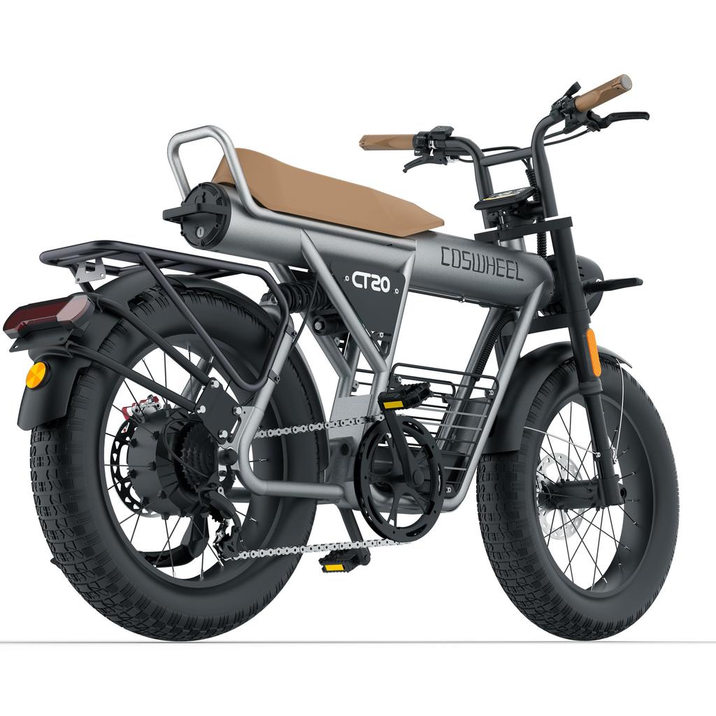 Coswheel CT20 Новый стиль 2025 Горный Электровелосипед 1500 Вт 20-дюймовые Толстые Шины Электровелосипед 48 В 25 Ач Велосипеды Взрослый Внедорожный Электрический Велосипед Мотоциклы