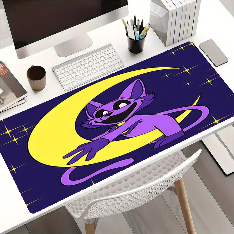 Smiling Critters1 Theme Premium Non-slip Mouse Pad with Stitched Edges,Durable Rubber Material,for Desktop & Gaming Great Gifts