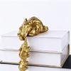 Миниатюрная фигурка слона из смолы, украшение для дома, дизайн микро-ландшафта, садовый орнамент, акцент для полки, скульптура