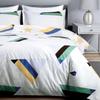 Cotton bedding 160x200 COTTON 100% stylish geometric pattern triangles