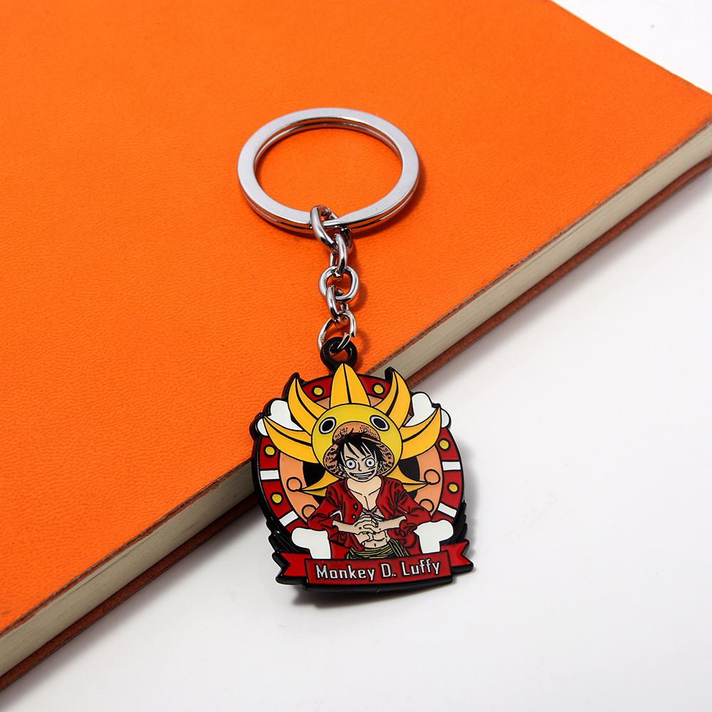 Ключница One Piece Monkey D Luffy Металлический кулон В качестве подарка и сувенира