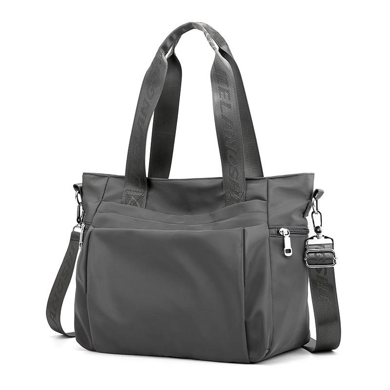 Stylish and Versatile Large-Capacity Women's Nylon Tote Bag - Lightweight Shoulder and Crossbody Design