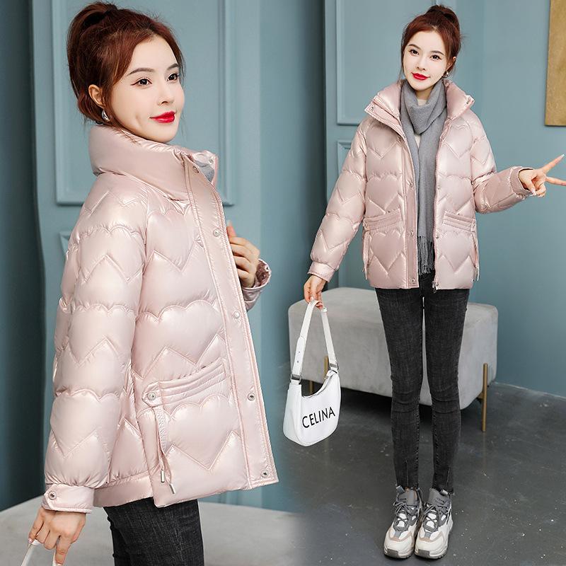 Зимняя куртка-пуховик для женщин, короткая, в корейском стиле, модная, универсальная, маленькая, свободная, утолщенная, теплая зимняя куртка