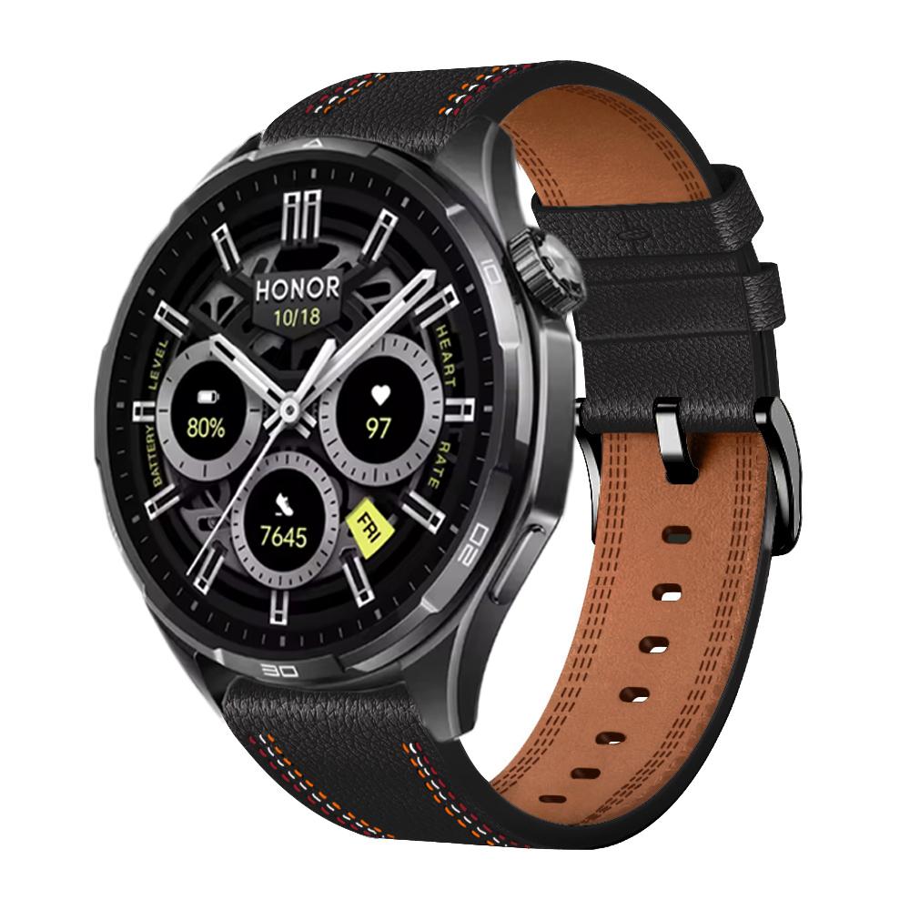 22 мм кожаные ремешки для часов для Honor Watch 6 / Для Honor 5 Ultra Magic Watch 2 Для HONOR Watch GS 3/GS Pro Браслет