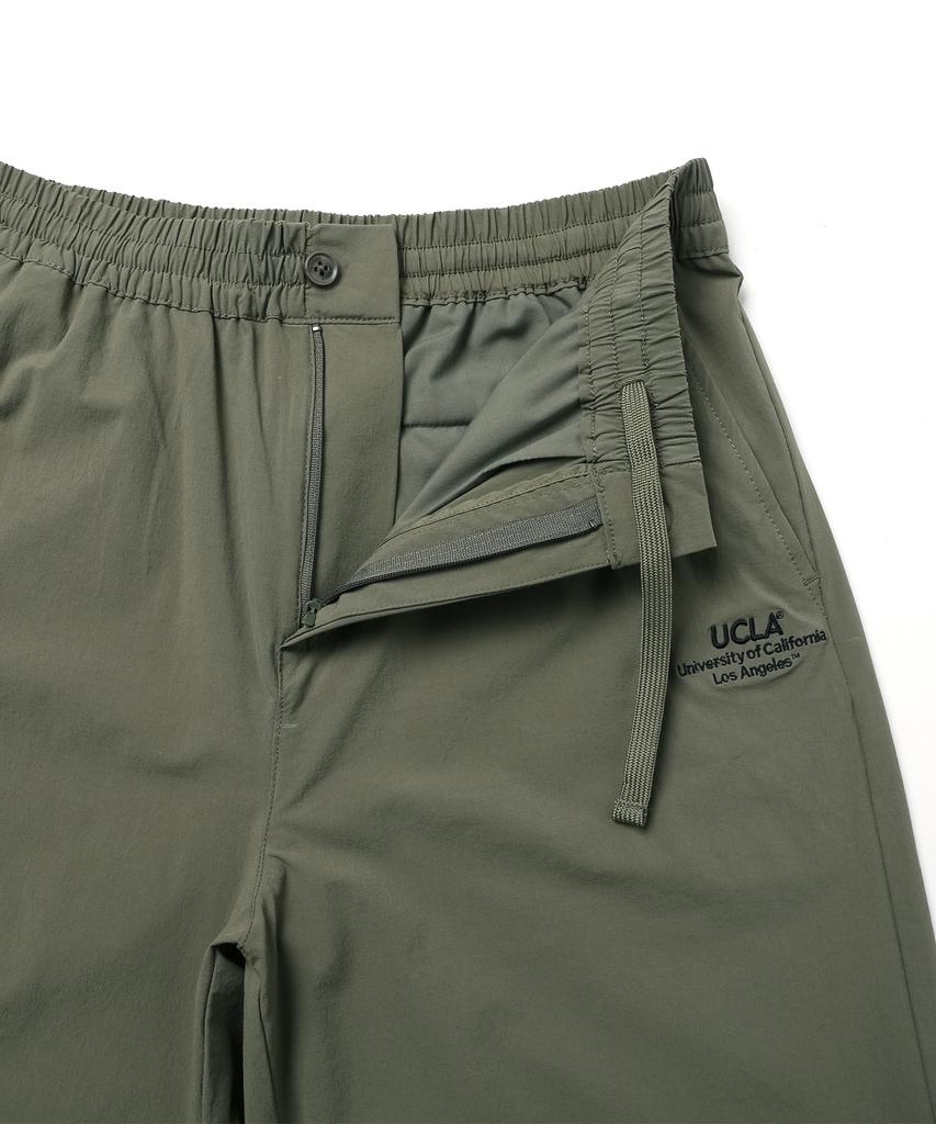 UCLA Unisex Synthetic Fiber Full Elastic Waist Shorts [Dk-Khaki](Ua4Sp83_64)