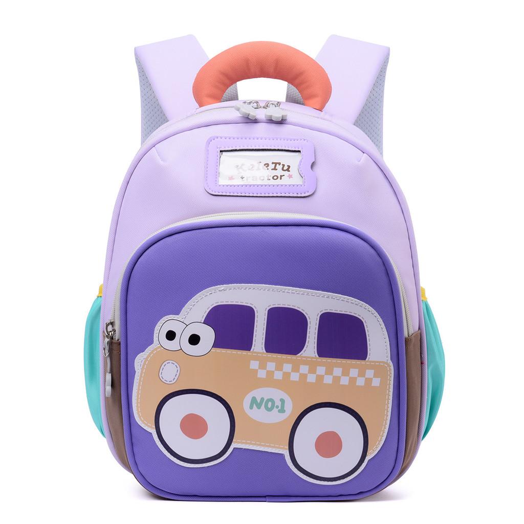 Детский школьный рюкзак с рисунком машинок для малышей мальчиков и девочек, изготовленный из прочного оксфордского материала