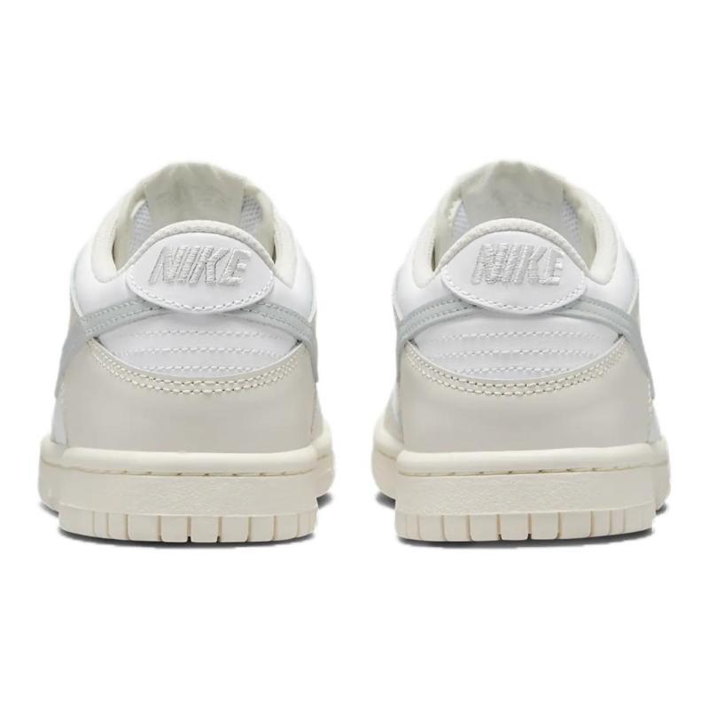 Nike Dunk Нескользящие Износостойкие Низкие Детские Кеды для Скейтбординга Серые Белые Кроссовки FB9109-109