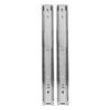 2 Pcs Drawer Slide 12in 3 Sections Ball Bearing Flexible Cabinet Drawer Sliding RailWhite