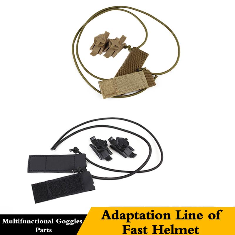Аксессуары для очков Smith Goggles Fast Helmet Adapter Line Auxiliary Line Аксессуары для тактических боевых шлемов