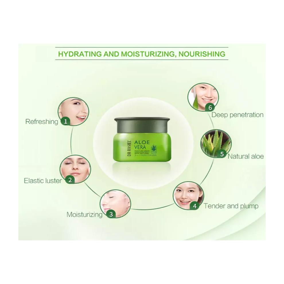 Dr Rashel Aloe Vera Skin Natural Moisture Cream 50g | Face & Body Moisturizer