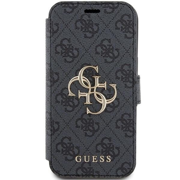 Etui Guess 4G Metal Logo Na Iphone 15 / 14 / 13 - Szare