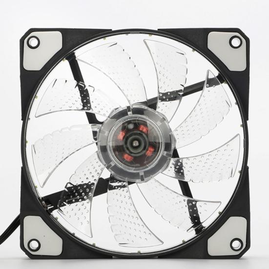 Ultra Silent Anti-vibration 15 Lights Round Computer Cooling Fan