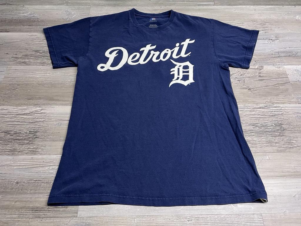 Винтажная футболка Detroit Tigers MLB Baseball 2000-х годов с графикой Мигеля Кабреры, размер M
