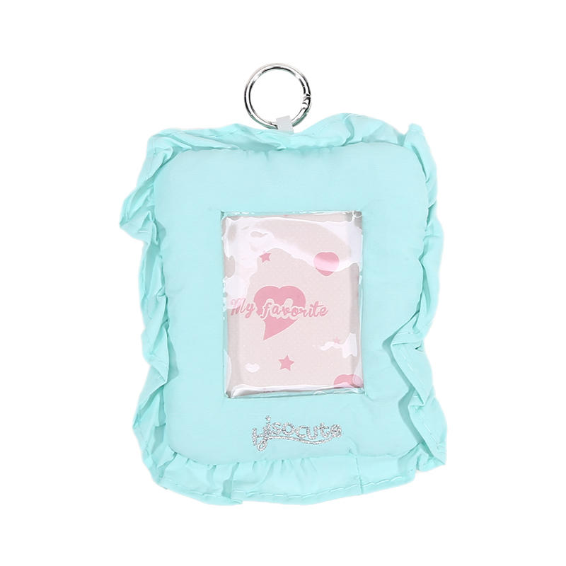 3 Inch Dopamine Cute Photo Card CaseSmall Item Storage Pouch Soft Pillow Shaped Photocard Holder K-Pop Idol Card Sleeve Bag Pendant