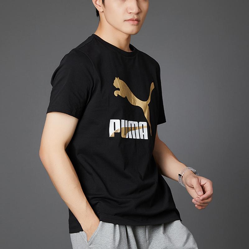 PUMA T Shirt Men's Black (Unisex) T-Shirts 532280 01