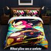 Vegeta Design Bed Bedding Set 1 Duvet Cover + 2 Pillowcases Soft Breathable Household Bed Linens