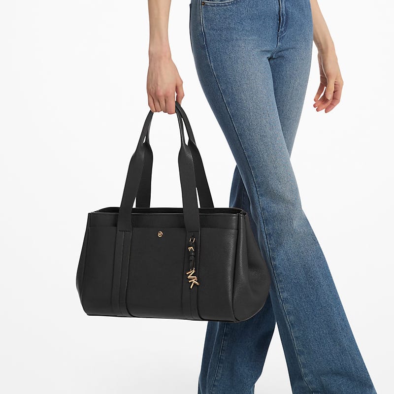 Michael Kors РОМИ Кожаная Сумка Женская Черная 30T5G1ZT7L-BLACK
