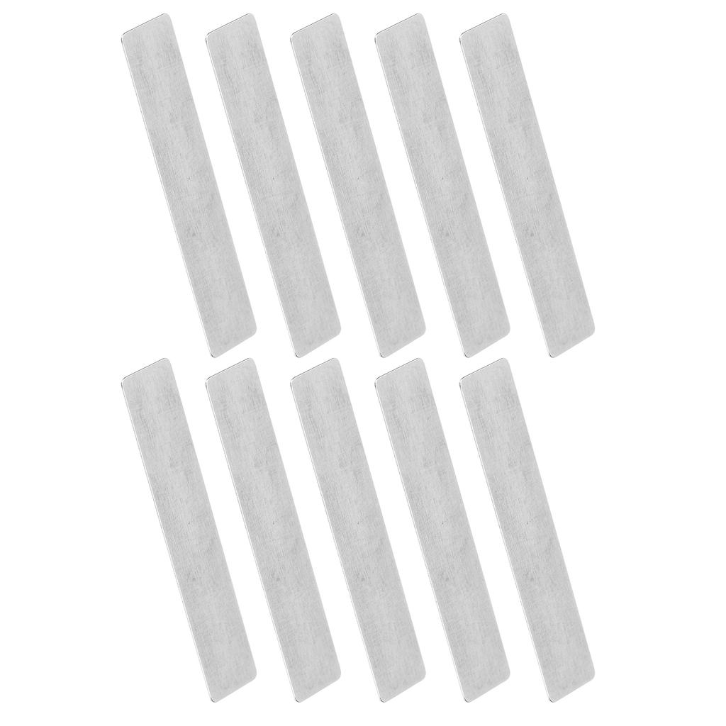 10Pcs Air Compressor Valve Plate Cast Iron Rectangular Pump Accessories for 51mm Cylinder