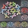 Товары для вечеринок Подвеска-бабочка Бусины Aurora Laser DIY для ожерелья, браслета, изготовления ювелирных изделий 10 шт. 20*33 мм Оптовая продажа