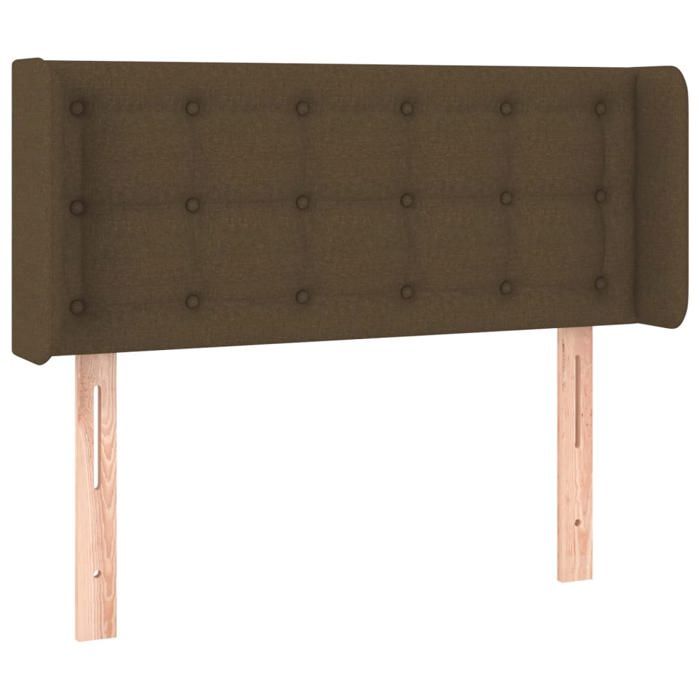 VidaXL LED Headboard Bedroom Furniture Single Bed Accessory Headboard Interior Dark Brown 3123647