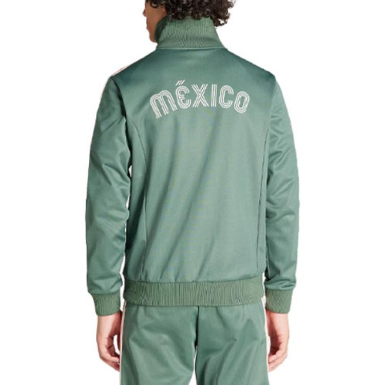 adidas Оригинальная Мексика Куртка-трексуит Беккенбауэр Зеленая IU2175