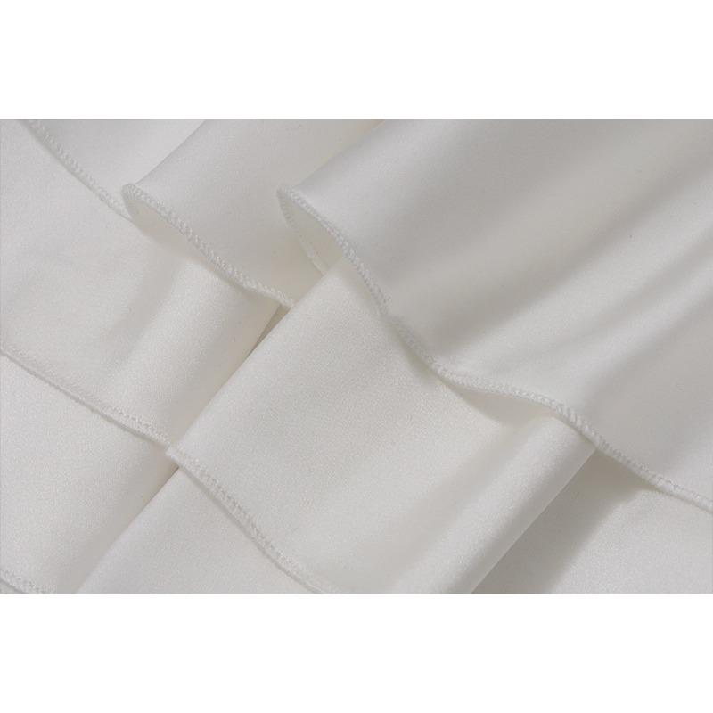 Женские весенние сексуальные темпераментные платья премиум-класса сатиновые платья с открытой спиной на одно плечо