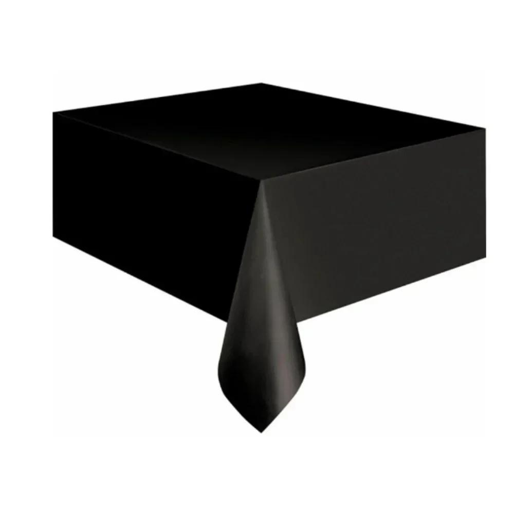 News Solid Color Tablecloth Disposable Party Wedding Birthday Christmas Table Cover Wipe Covers Rectangle Desk Cloth Decor 2025