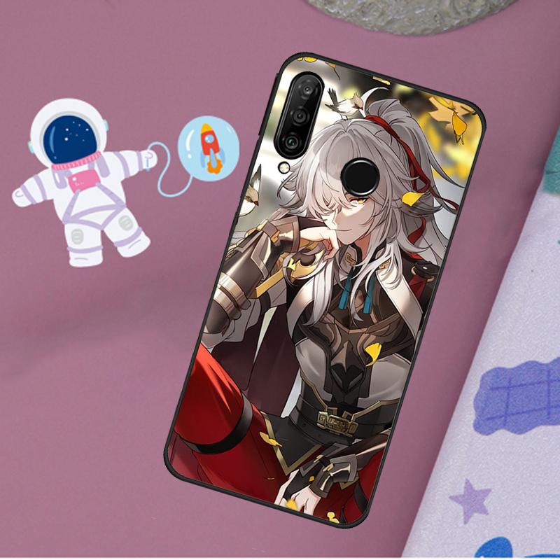 Чехол Jing Yuan Honkai Star Rail для Huawei Nova 5T 9 10 SE 7i 8i 11i 12i Y60 Y61 Y70 Y72 Y73 Y90 Y91 P20 P40 P30 Lite